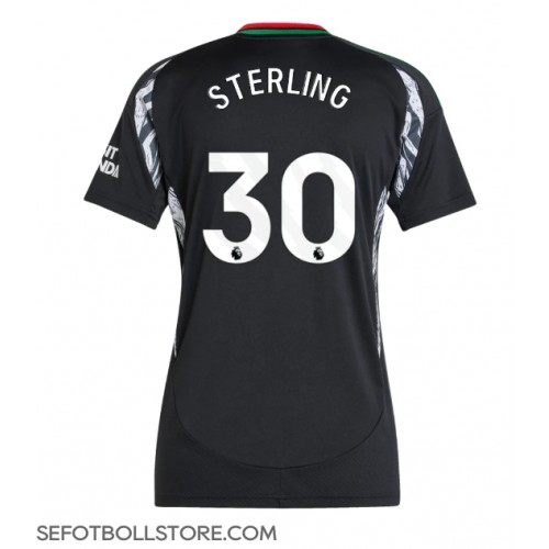 Arsenal Raheem Sterling #30 Replika Bortatröja Dam 2024-25 Kortärmad